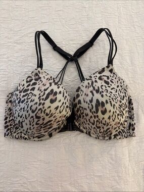 Victoria's Secret Leopard-Print Padded Push-Up Bra in Leopard Print 36DD